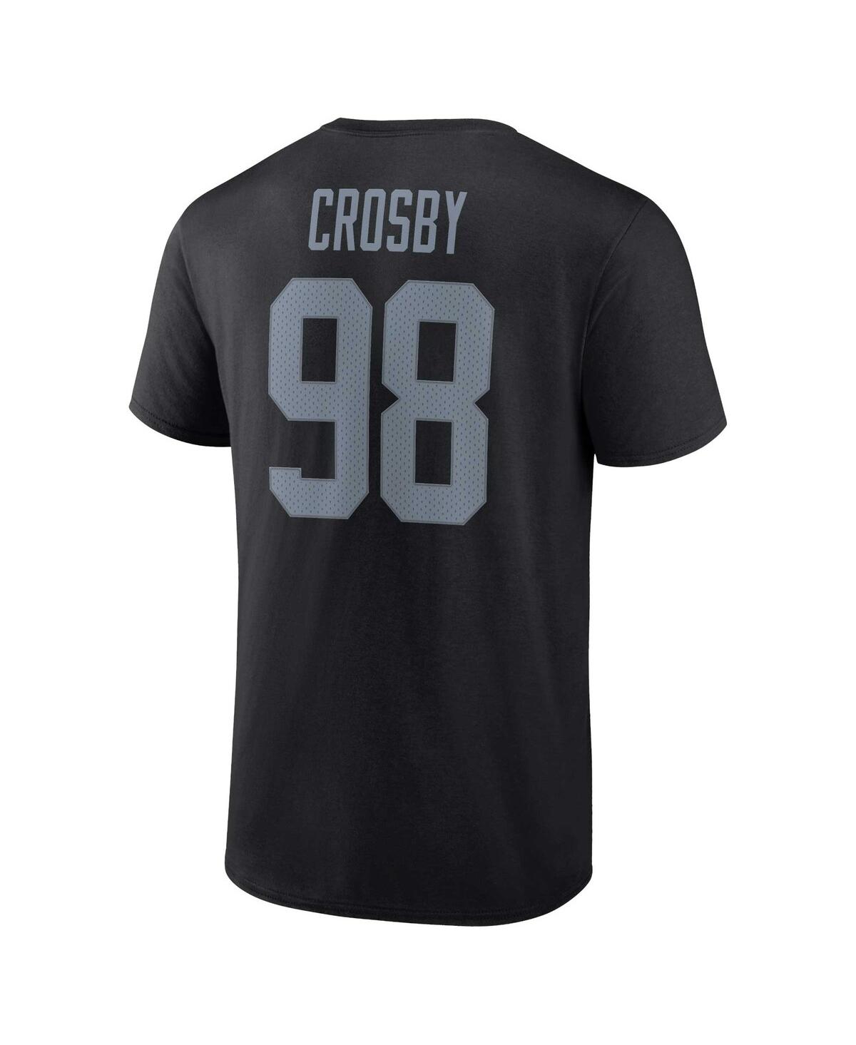 Fanatics Branded Maxx Crosby Black Las Vegas Raiders Player Icon Name & Number T-shirt In Black