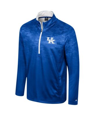 Men's Royal Kentucky Wildcats The Machine Half-Zip Jacket