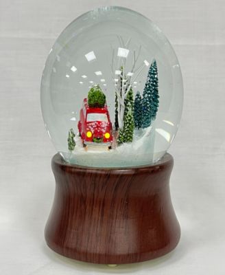 Red Truck Special Delivery Snow Globe