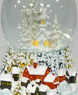 Winterland Church Snow Globe