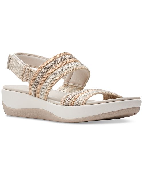alfani Clarks Women's Arla Stroll Slip-On Slingback Sandals Women's Fashion Shoes & Accessories