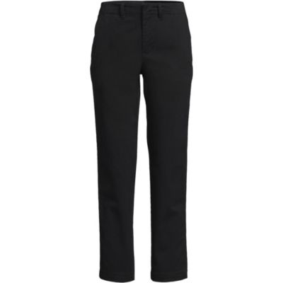 Women's Mid Rise Classic Straight Leg Chino Ankle Pants