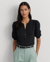 Lauren Ralph Lauren Short Sleeve Womens Tops - Macy's