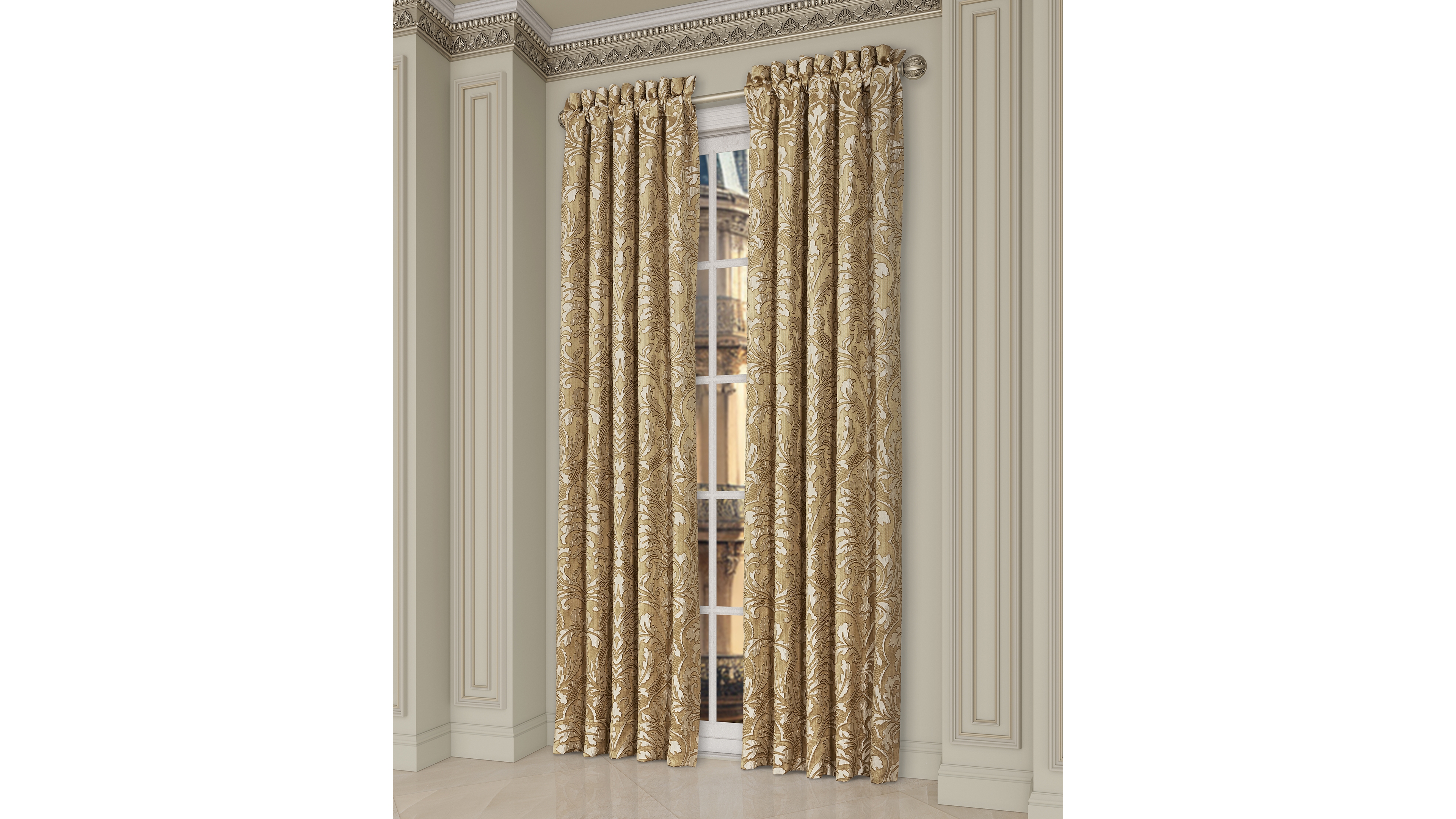 J Queen New York Aurelia Window Panel, 50" x 95"