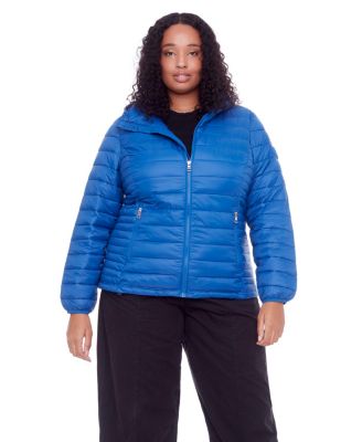 Plus Size Yoho Lightweight Packable Puffer Jacket & Bag