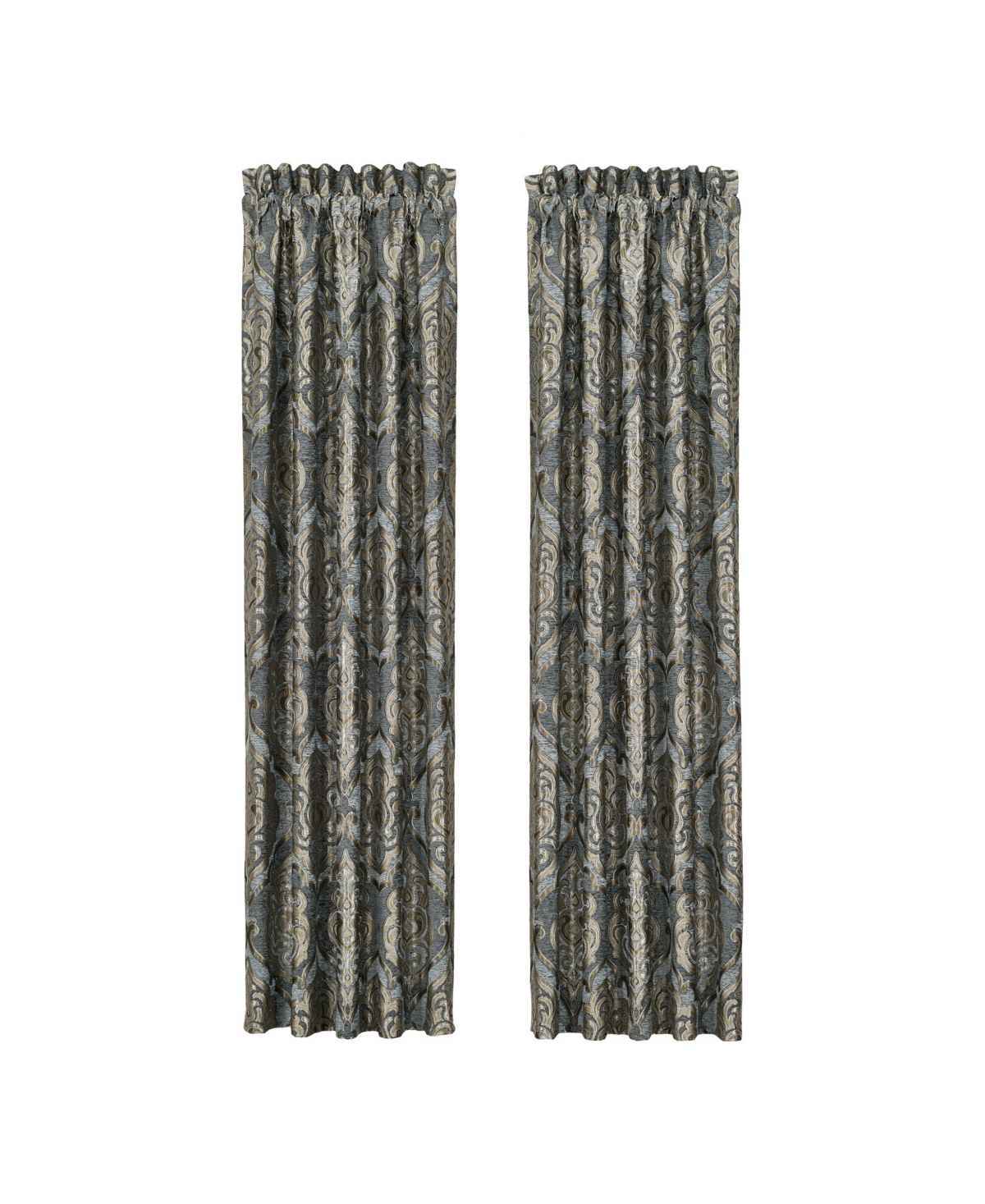 J Queen New York Amici Window Panel Pair, 50" X 84" In Powder Blue