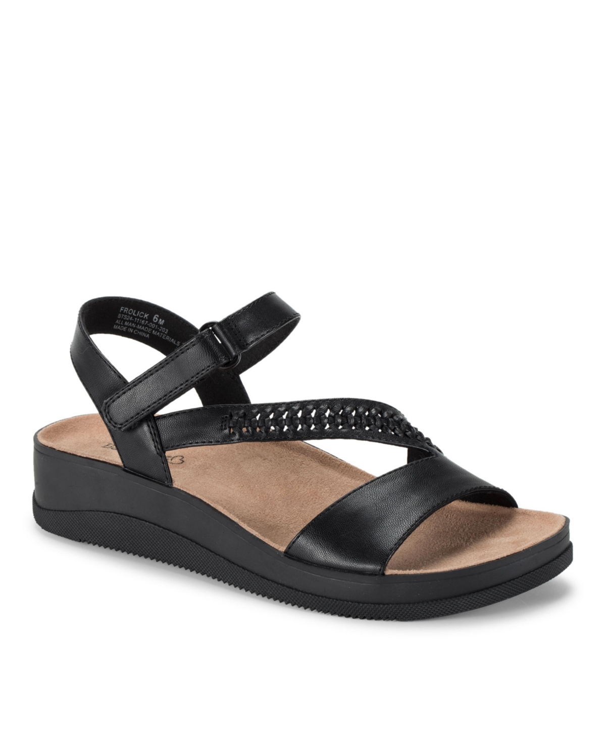 Women's Frolick Asymmetrical Wedge Sandals - Dark Sun