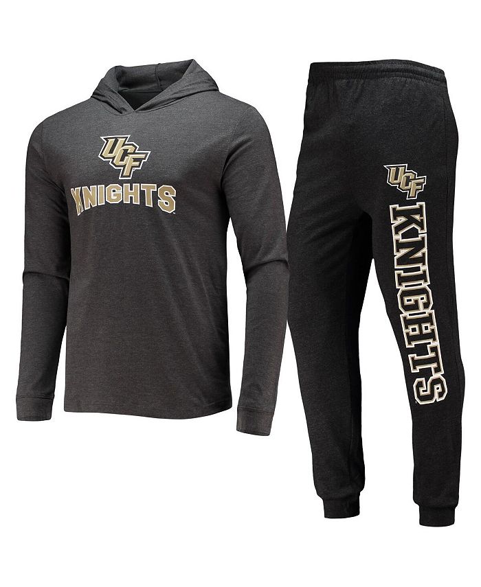 Concepts Sport Men's Black, Heather Charcoal UCF Knights Meter Long ...
