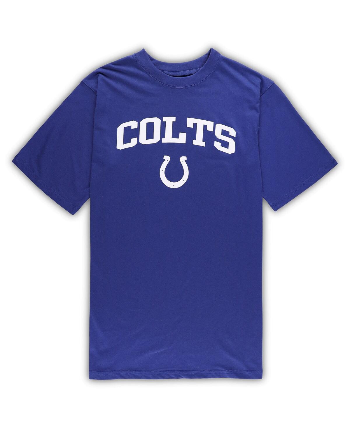 Men's Concepts Sport Heather Gray Indianapolis Colts Big and Tall T-shirt and Pants Sleep Set - Heather Gray