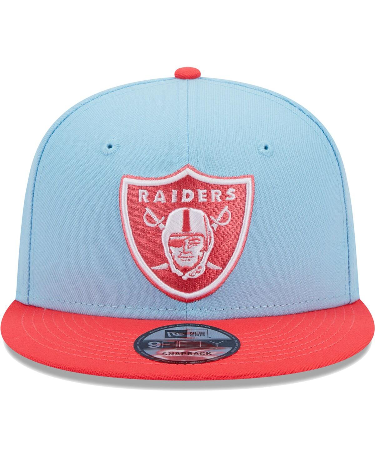 Men's New Era Red Las Vegas Raiders Two-Tone Color Pack 9FIFTY Snapback Hat - Red