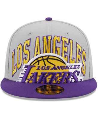 Men's Gray, Purple Los Angeles Lakers Tip-Off Two-Tone 59FIFTY Fitted Hat