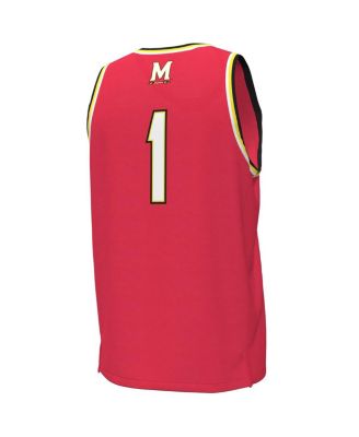 Men's #1Maryland Terrapins Replica Basketball Jersey