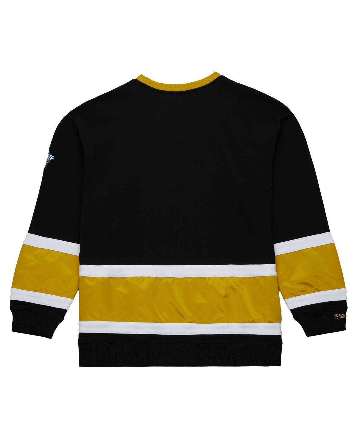 Men's Mitchell & Ness Gold Vegas Golden Knights 2024 Nhl Winter Classic Satin Insert Fleece Pullover Sweatshirt - Gold