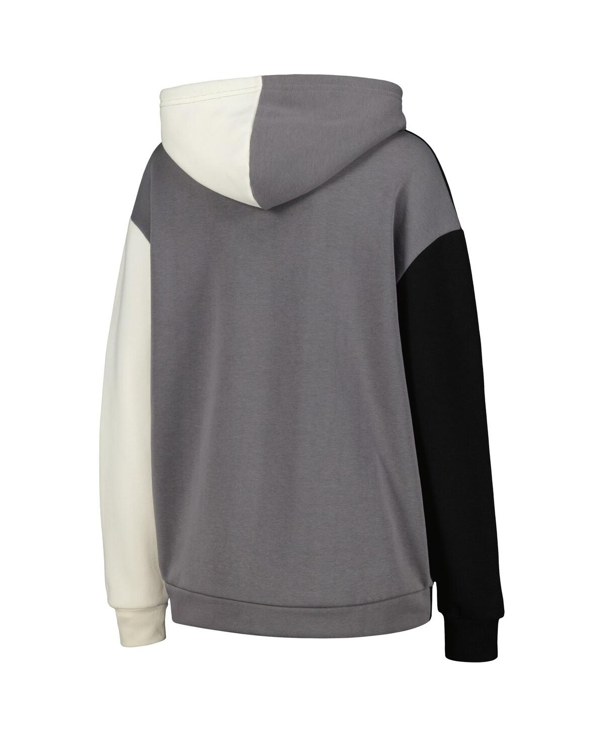Women's Gameday CoutureArmyKnights Hall of Fame Colorblock Pullover Hoodie - Black