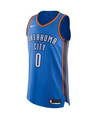 Nike Men's Russell Westbrook Blue Oklahoma City Thunder Authentic ...