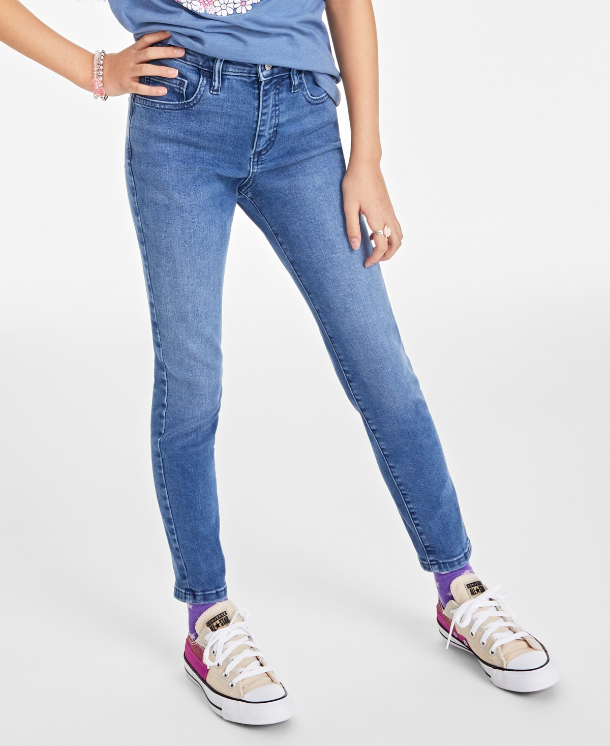 Shop Epic Threads Big Girls Aster Skinny Jeans, Created For Macy's