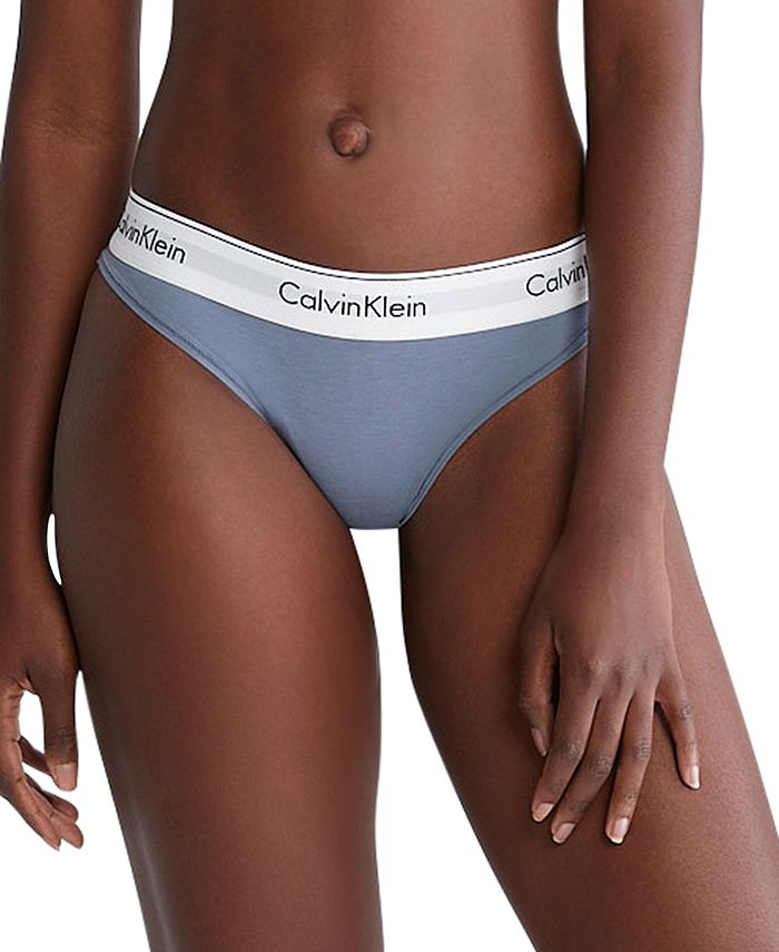 Calvin Klein Plus Size Modern Cotton bikini style brief in mid brown