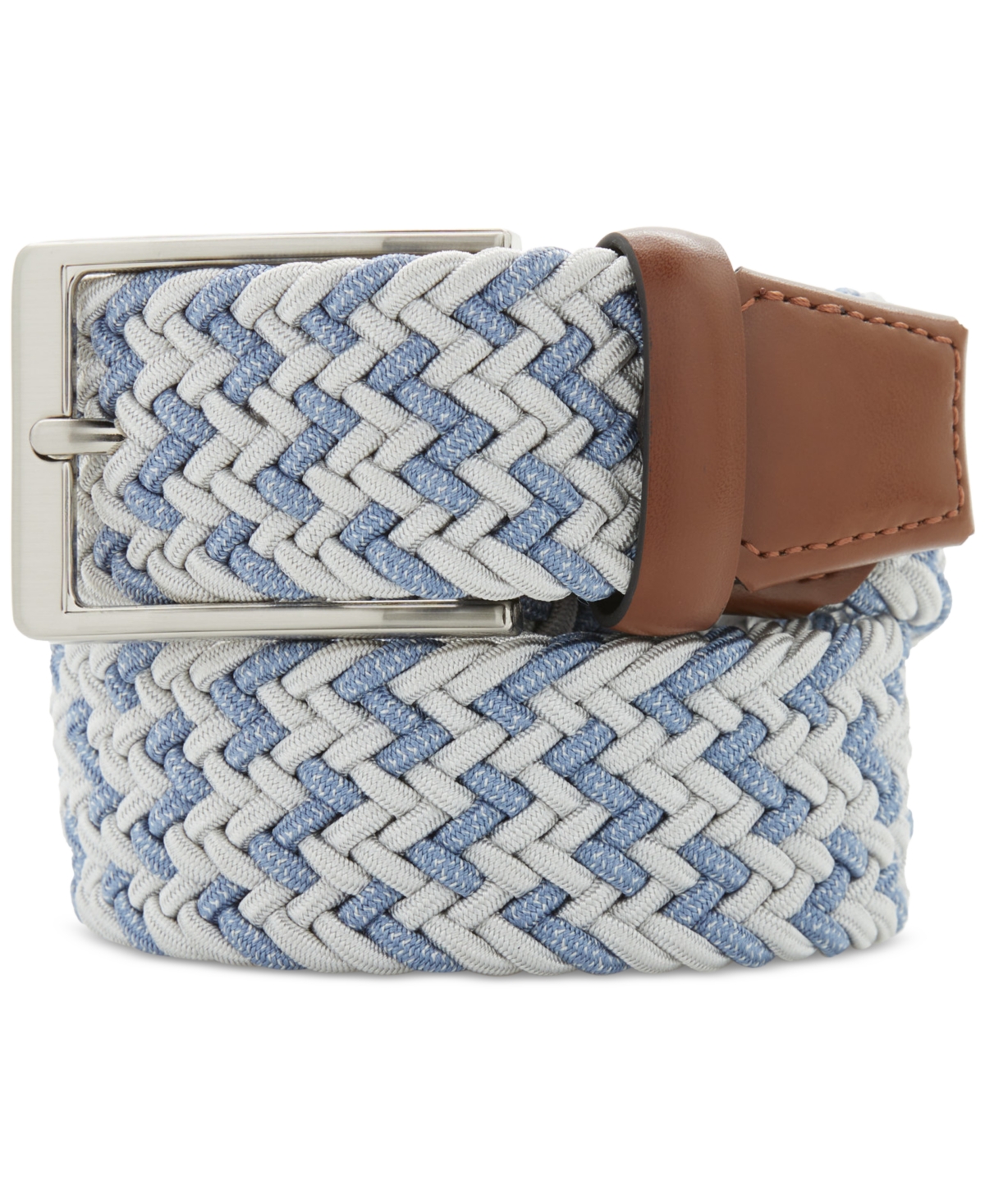 Men's Stretch Webbing Belt - Light Blue