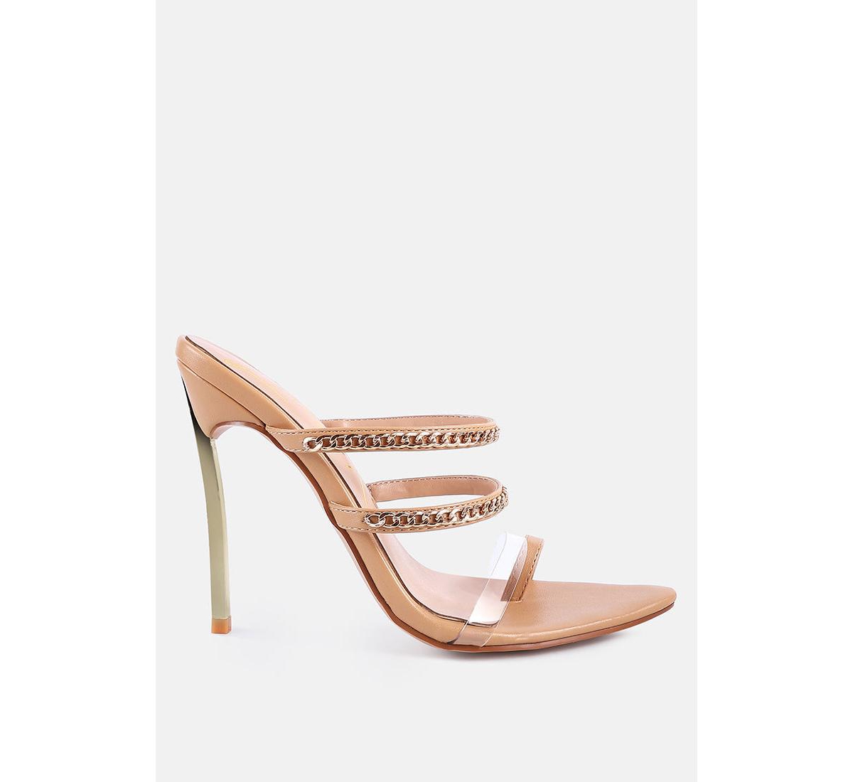 Women's Tickle Me Toe Ring Stiletto Sandals