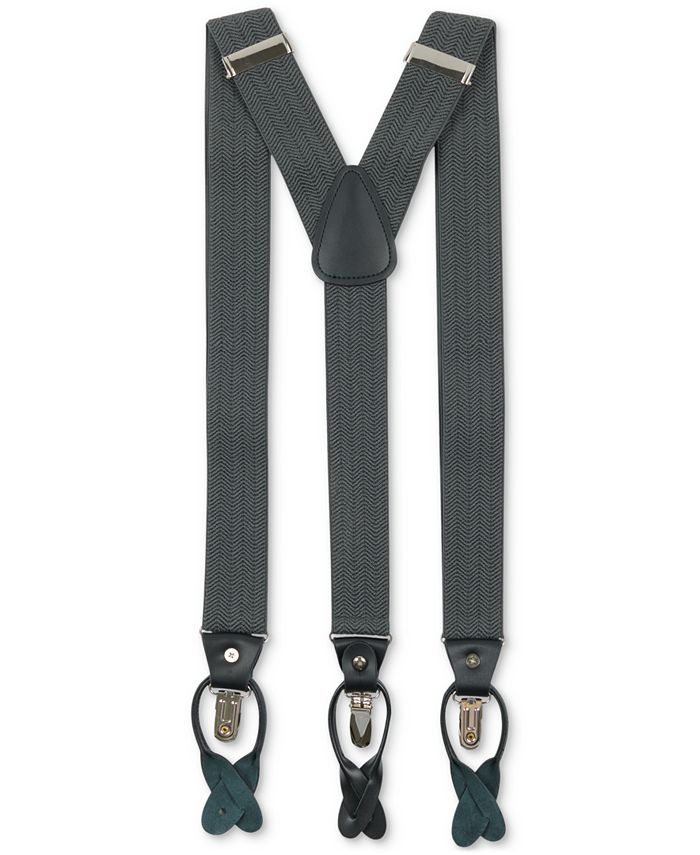 ConStruct Men's Herringbone Suspenders Macy's