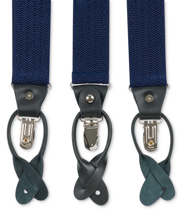 ConStruct Men's Herringbone Suspenders Macy's