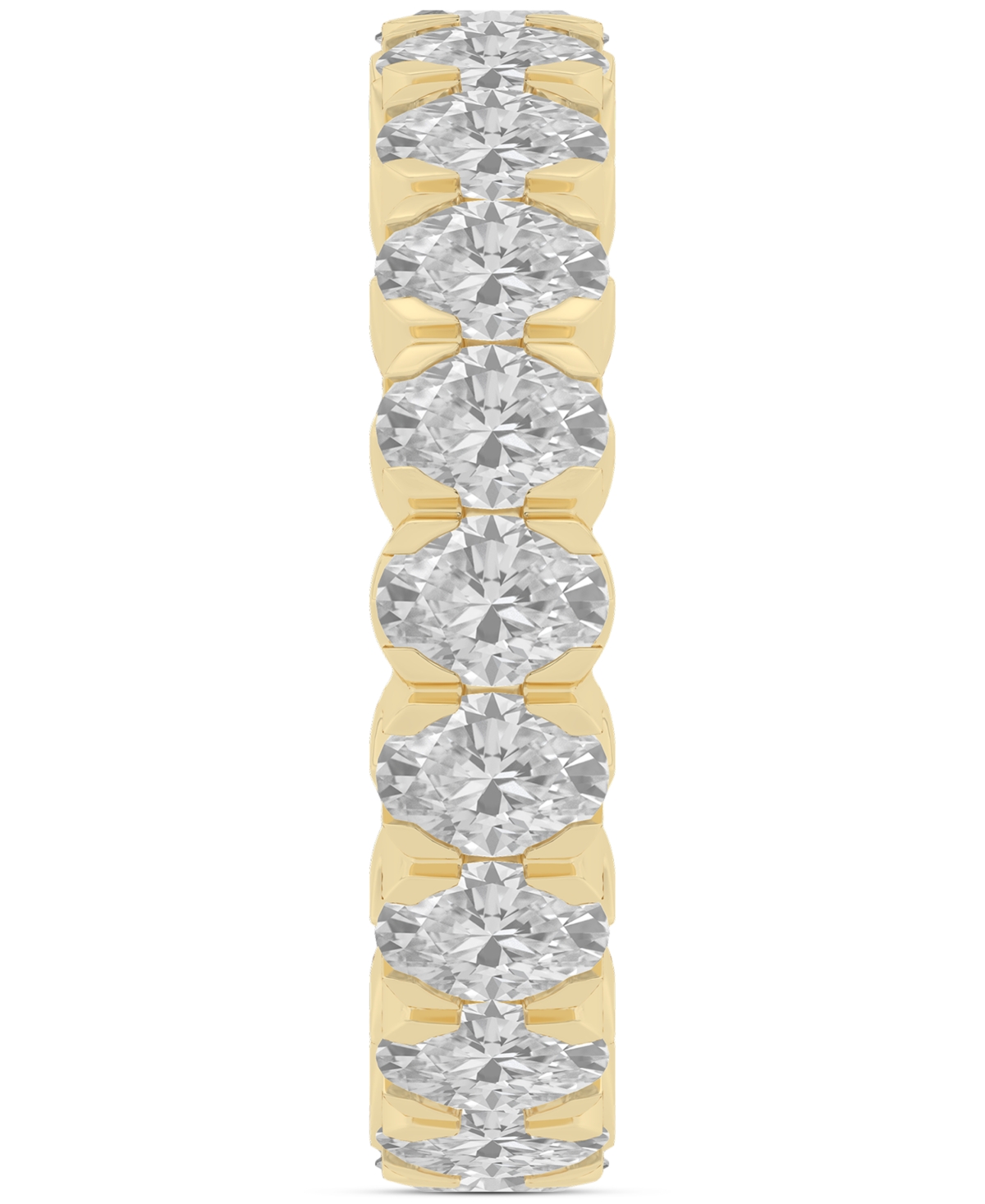 Diamond Oval-Cut Eternity Band (4 ct. t.w.) in 14k Gold (Also in Platinum)