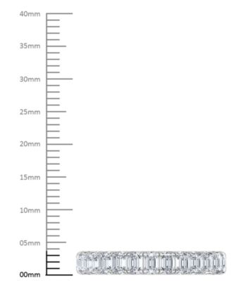 Diamond Emerald-Cut Eternity Band (2 ct. t.w.) in 14k Gold (Also in Platinum)