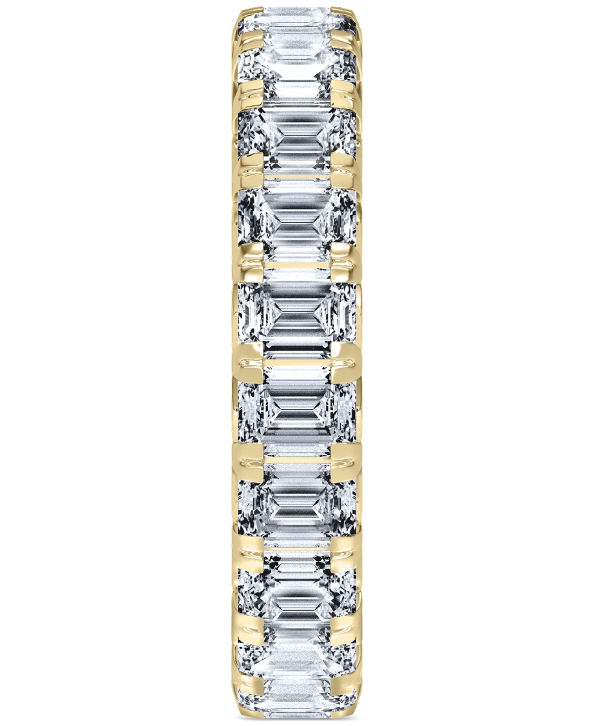 Diamond Emerald-Cut Eternity Band (4 ct. t.w.) in 14k Gold (Also in Platinum)