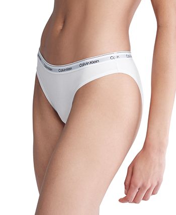 Calvin Klein Women's Modern Logo Low-Rise Bikini Underwear QD5044
