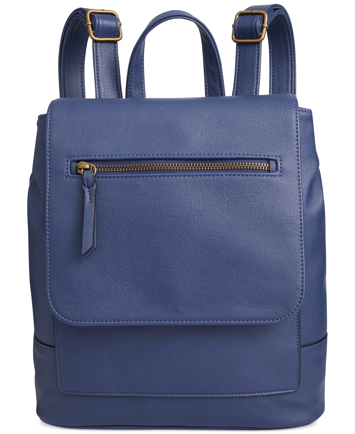 Shop Style & Co Hudsonn Flap Backpack, Created For Macy's In Navy