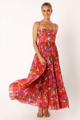 Achanti Pleated Maxi Women's Dress