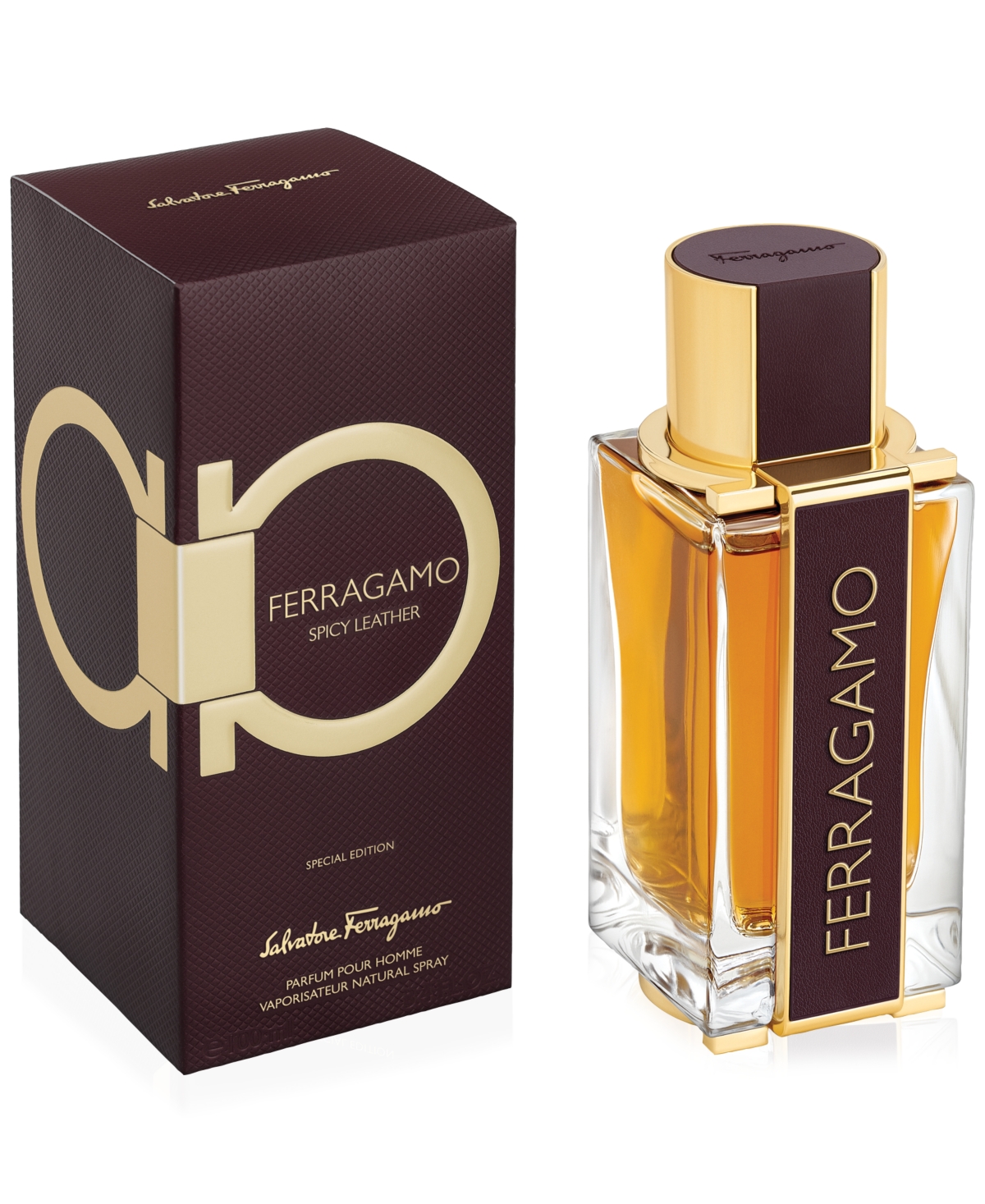 Shop Ferragamo Men's Spicy Leather Parfum Spray, 3.4 Oz. In No Color