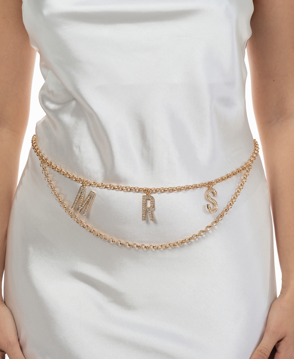 Bellissima Millinery Collection Women's Mrs. Chain Belt In Gold
