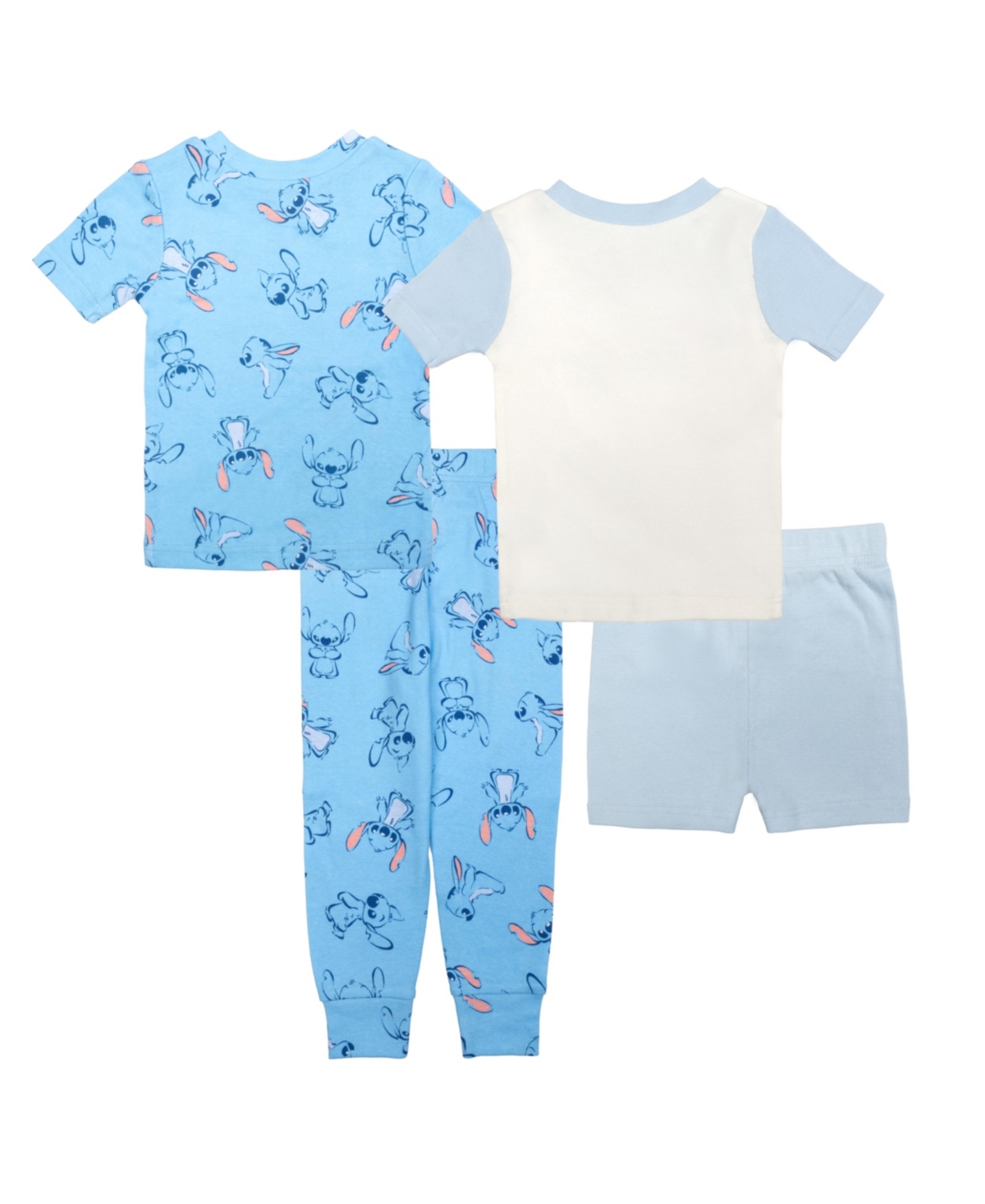 Lilo Stitch Toddler Girls Cotton For Pajama, 4 Piece Set