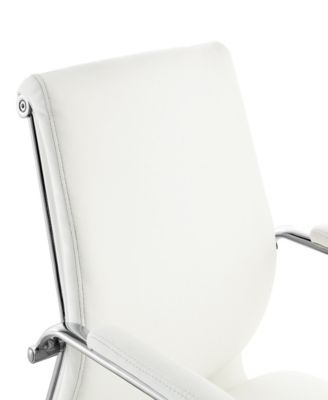 Office Star 41.25" Fabric, Chrome Mid Back Manager's Office Chair