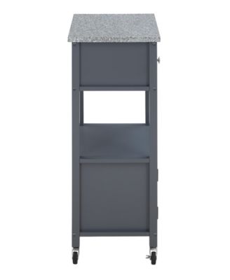Office Star 36" Wood Fairfax Kitchen Cart