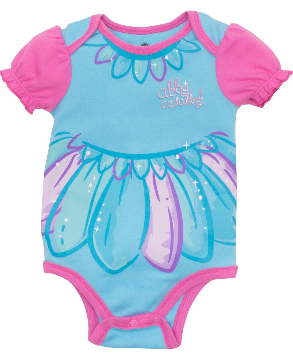 Sesame Street Abby Cadabby Girls Costume Short Sleeve Bodysuit & Hat- Blue