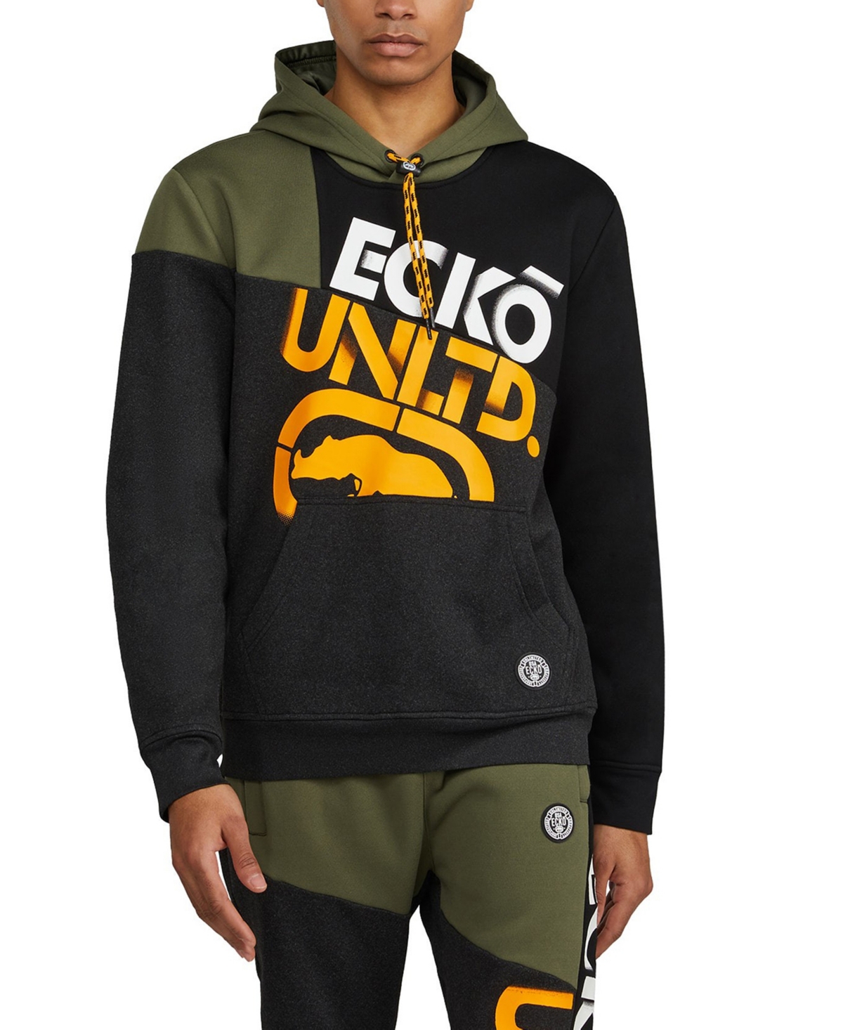 Shop Ecko Unltd Men's Fast And Furious Pullover Hoodie In Olive