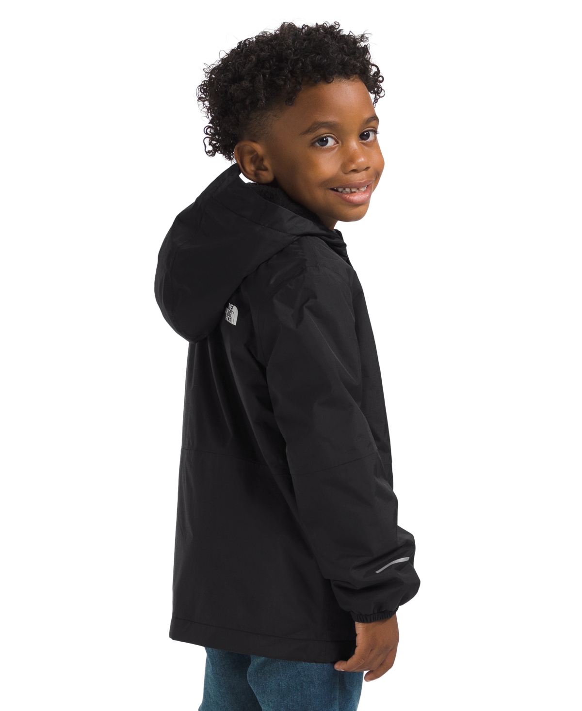 Shop The North Face Toddler & Little Boys Warm Antora Rain Jacket In Tnf Black