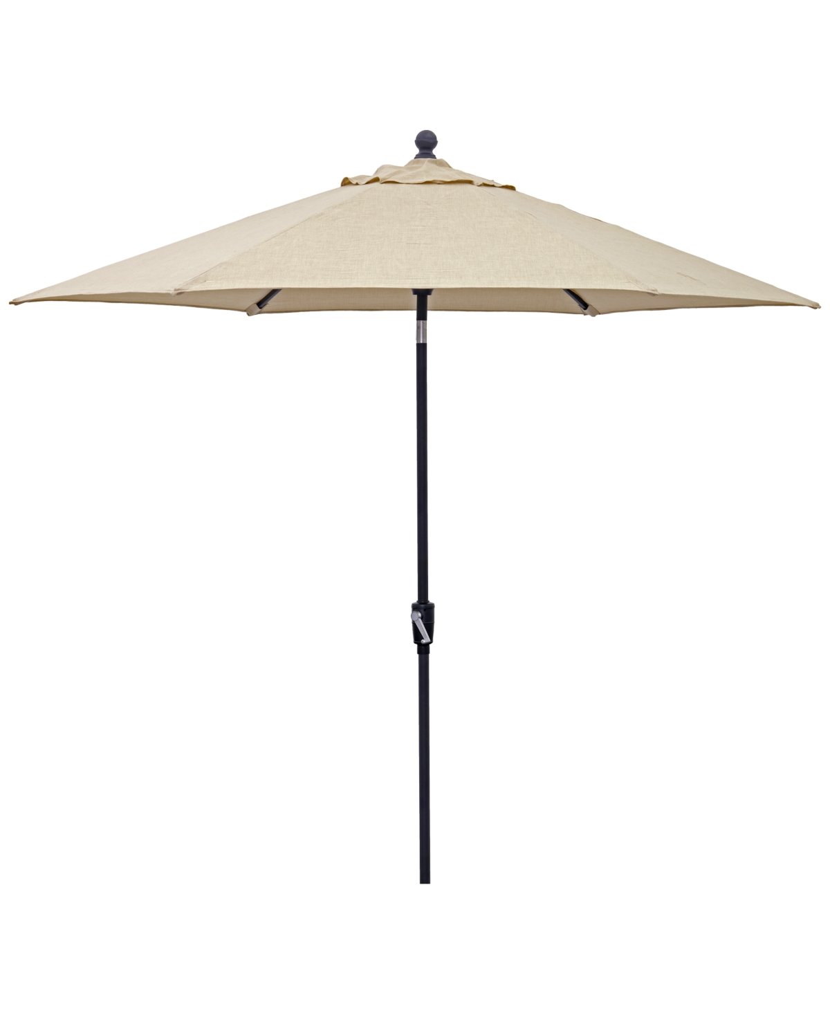 Agio Wythburn Mix And Match Fabric 9' Auto Tilt Umbrella In Straw Natural,bronze Finish