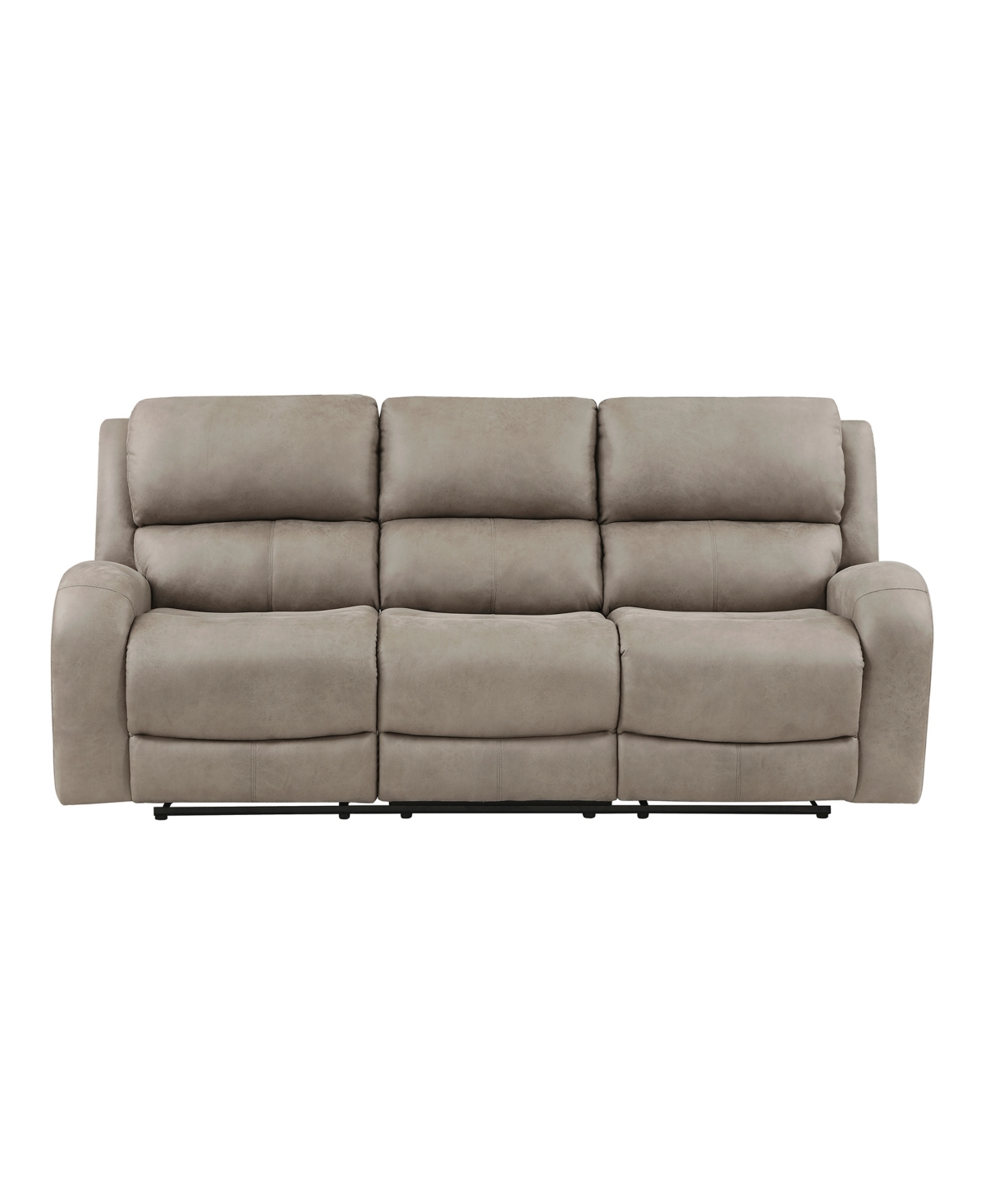 HOMELEGANCE WHITE LABEL AUBREY 85" DOUBLE RECLINING SOFA 