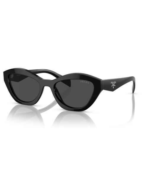 Женские солнцезащитные очки Prada Low Bridge Butterfly Sunglasses, PR A02SF, цвет: Чёрный