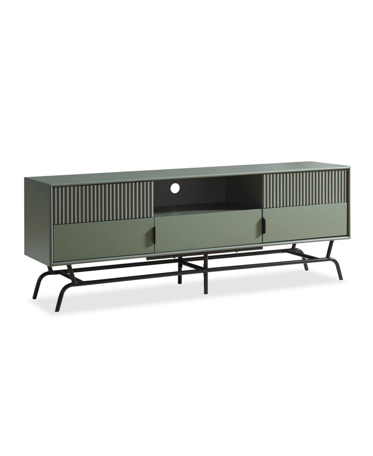Furniture Of America 60" Mdf Wade Modern Composite Tv Stand In Sage Green