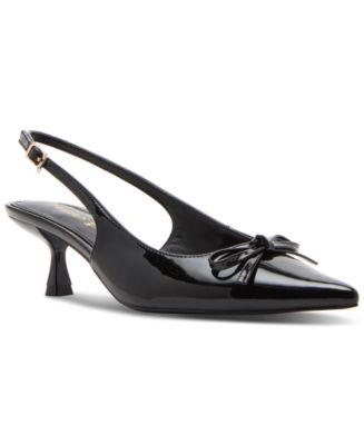 Madden Girl Vogue Bow Slingback Kitten-Heel Pumps - Macy's