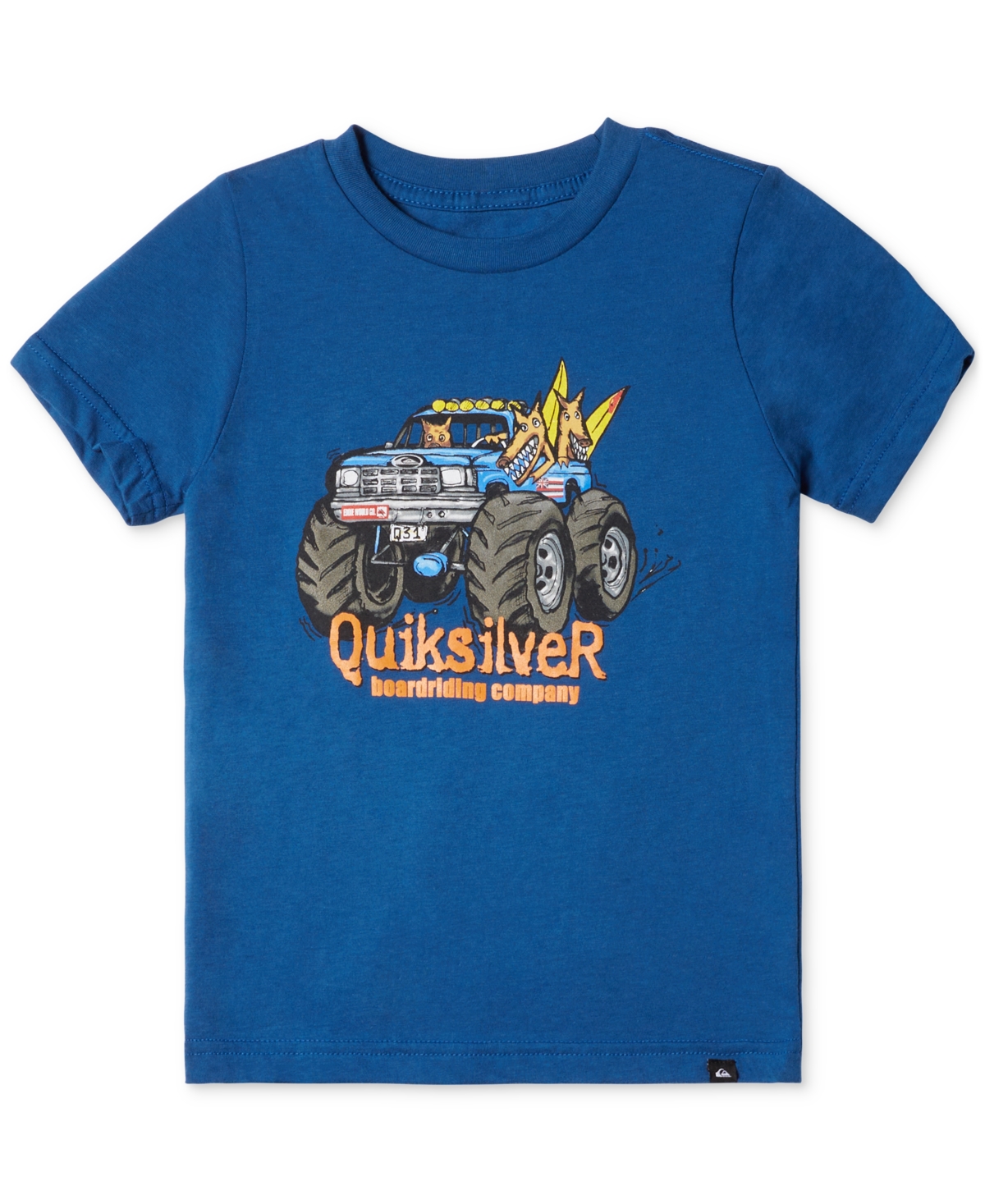 Shop Quiksilver Toddler & Little Boys All Terrain Graphic Cotton T-shirt In Monaco Blue