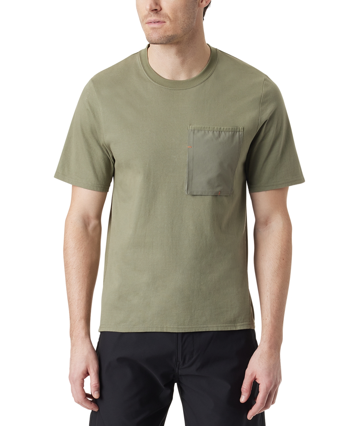 Shop Bass Outdoor Men's Short-sleeve Pocket T-shirt In Deep Lichen Green