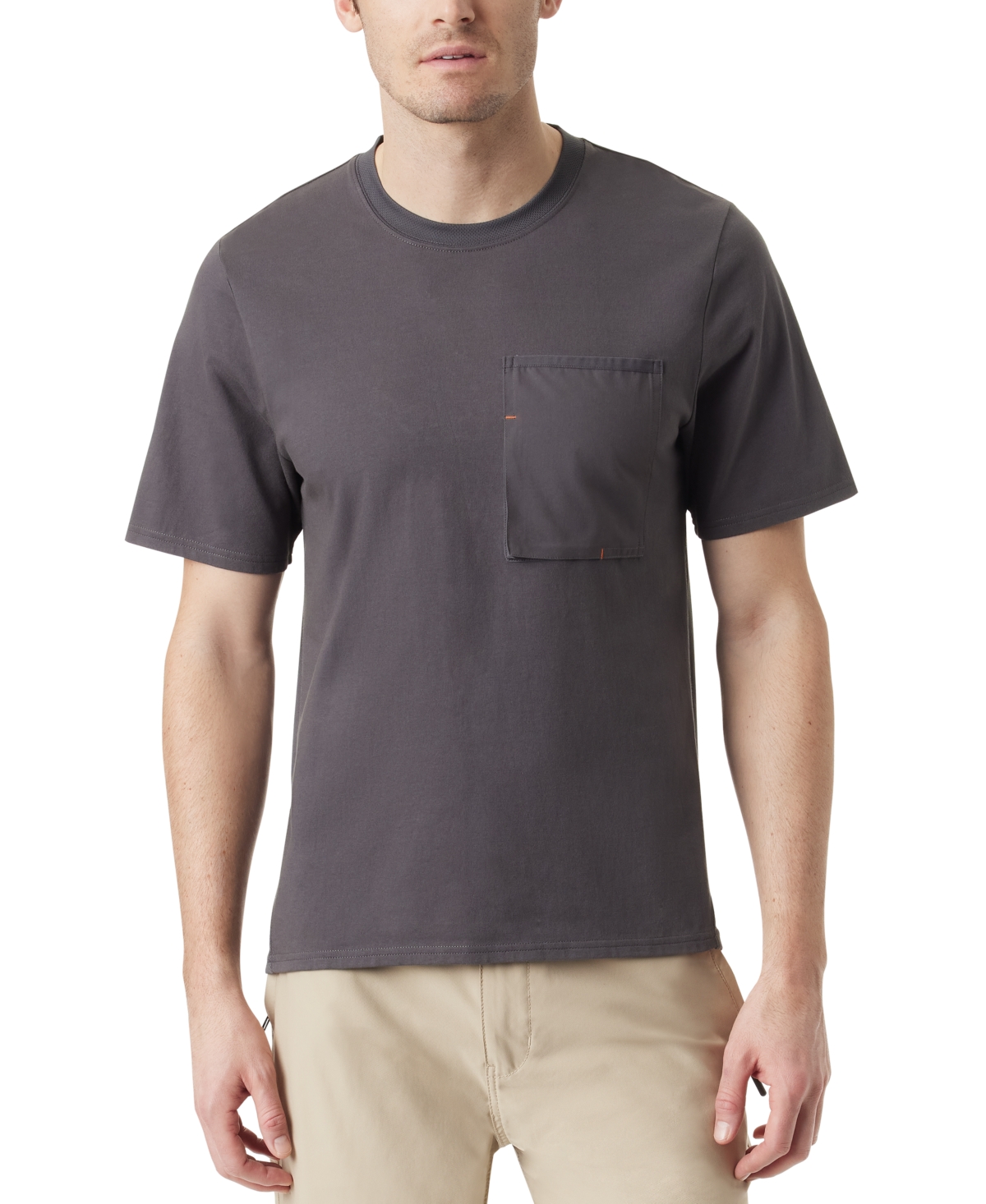 Shop Bass Outdoor Men's Short-sleeve Pocket T-shirt In Forged Iron