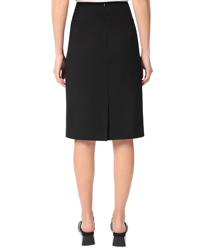 Jones New York Women's High-Rise Button-Tab Skirt - Macy's