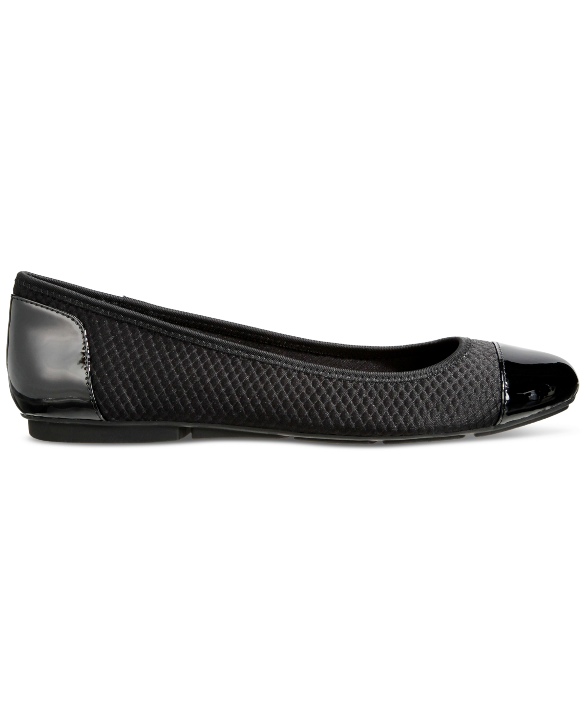 Shop Style & Co Women's Trishh Flats, Created For Macys In Black Smooth