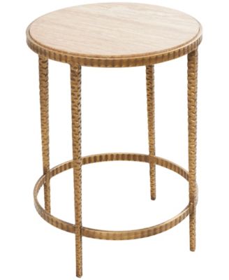 19" x 19" x 20" Metal Accent Table